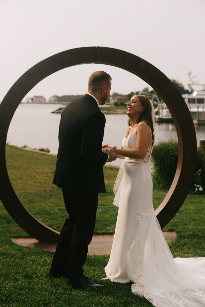 Nontraditional Weekday Wedding in Ludington, MI || Megan and Garrett