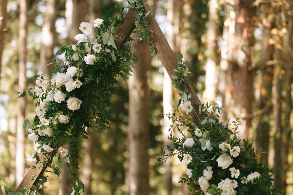 Flowered alter decor