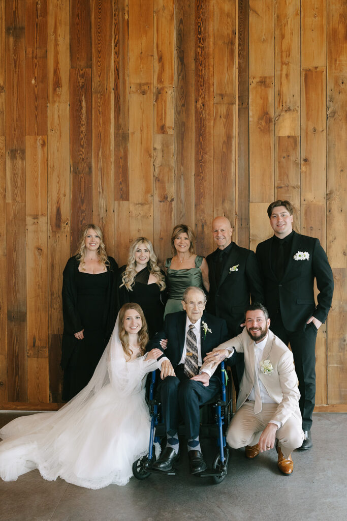Family wedding photographs by Sokol Co.