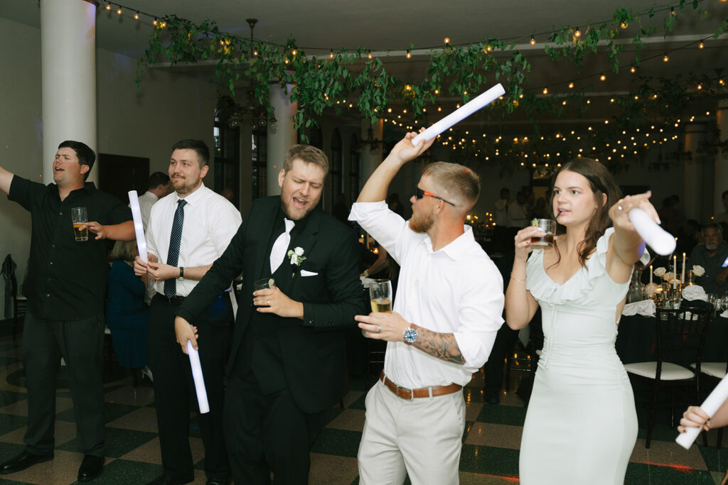 Dance floor reception wedding candid photography